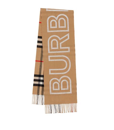 burberry logo on scarf